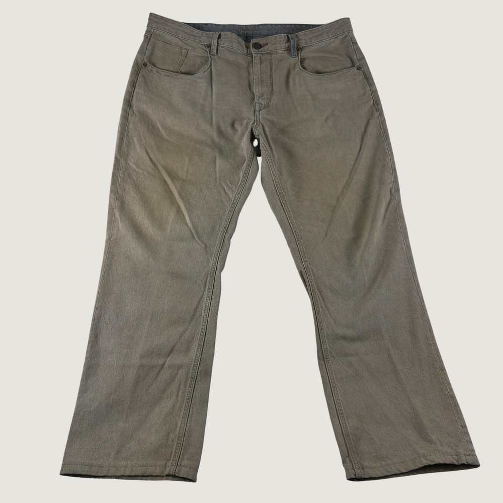 Robert Graham Classic Yates Mens Tan Khaki Straight Leg Pants 40x31‎ - Picture 2 of 10